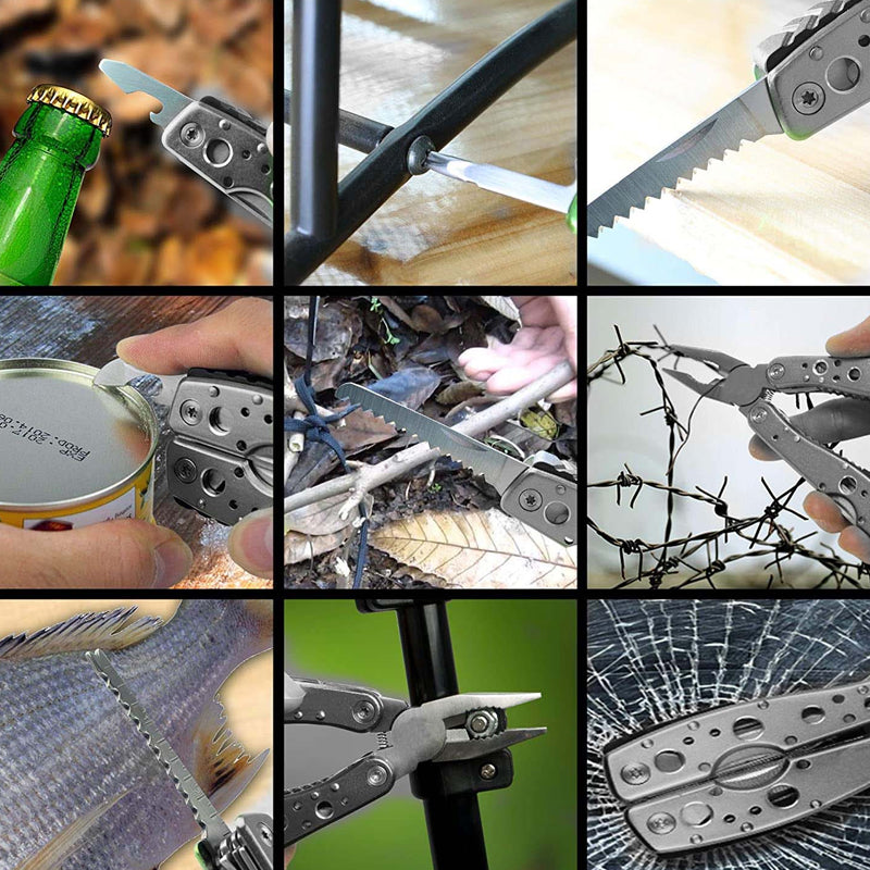 39in1 Tactical Emergency Survival Kit Outdoor Hiking Camping SOS Tool Equipment