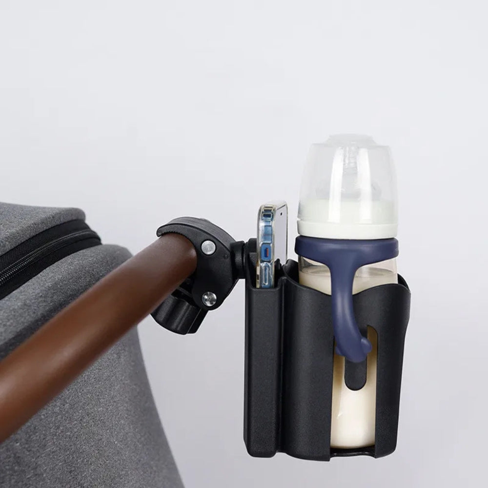 Baby Stroller Water Cup Holder With Mobile Phone Holder
