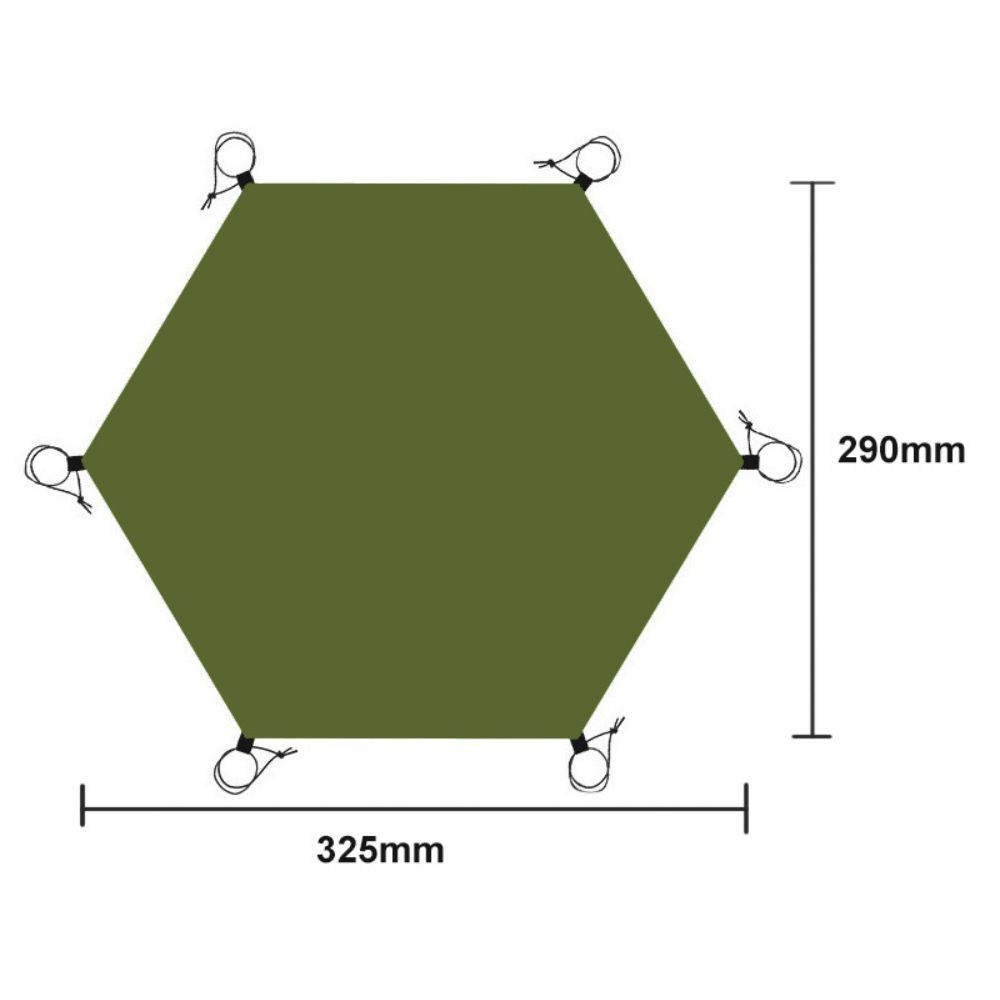 Extra Large Waterproof Hexagon Camping Mat