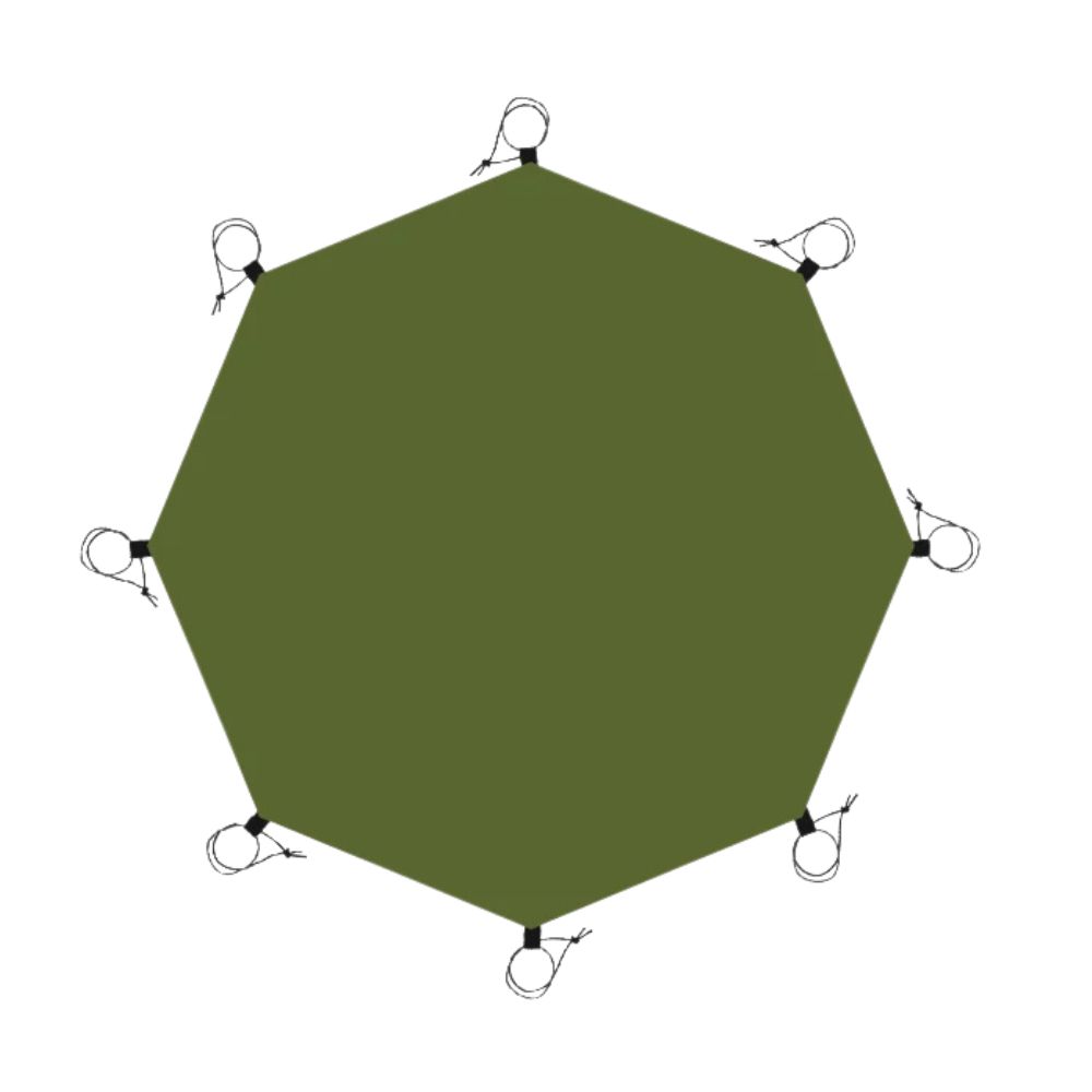 Extra Large Waterproof Hexagon Camping Mat