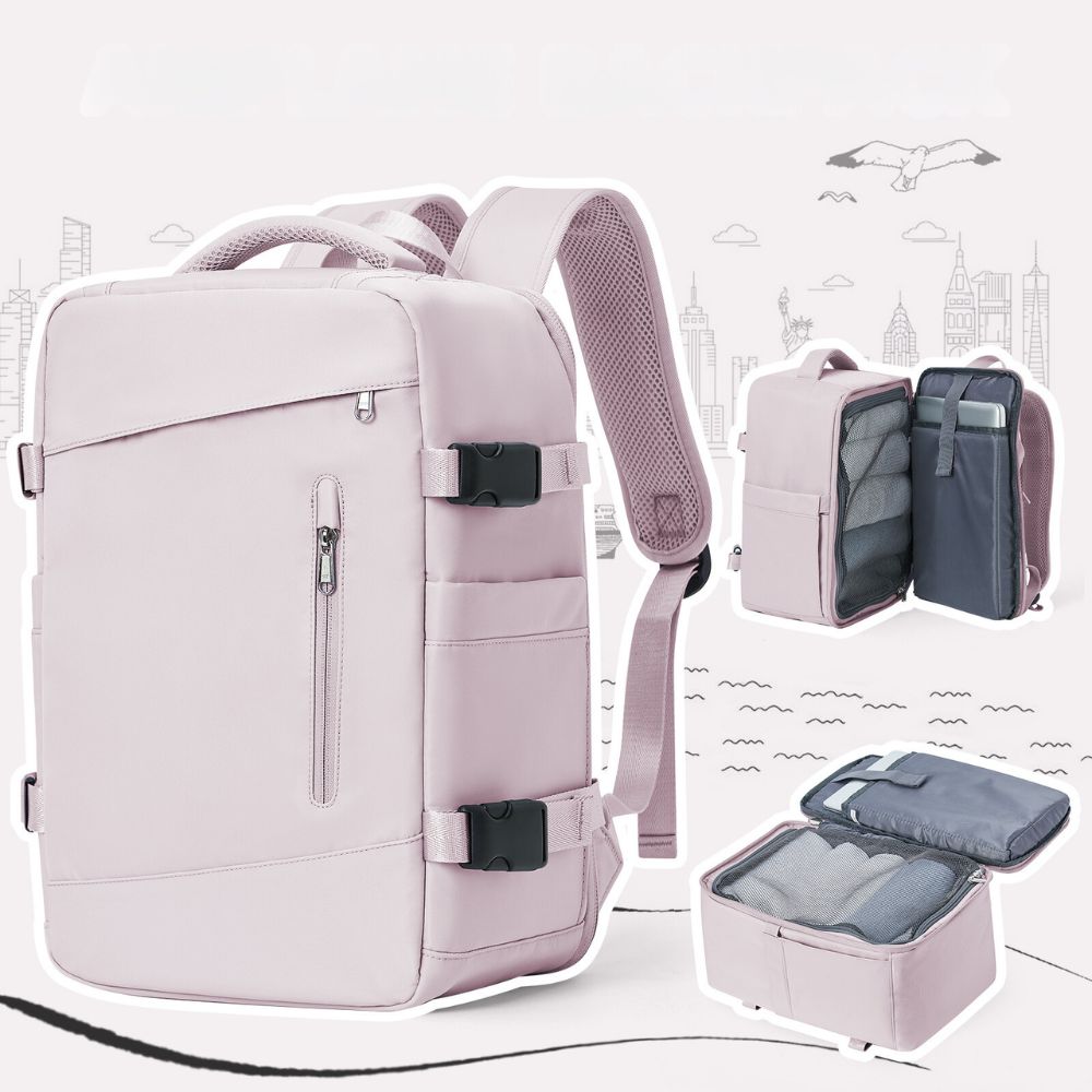 Women Men Backpack Suitcase for Effortless Air Travel
