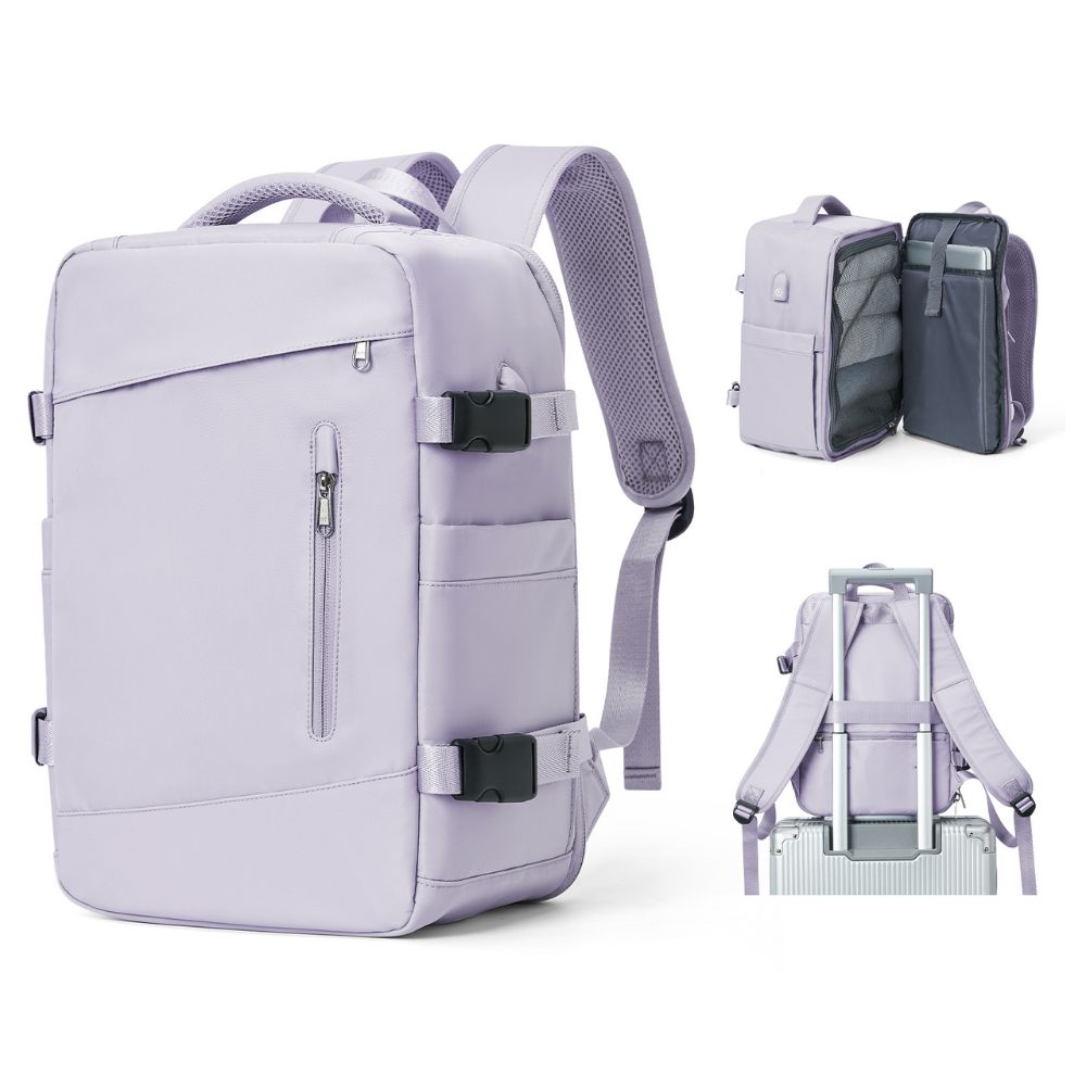 Women Men Backpack Suitcase for Effortless Air Travel