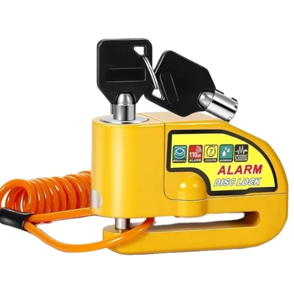 Motorcycle Alarm Disc Lock Motorbike Brake Security Disk Rotor Lock Bike Bicycle