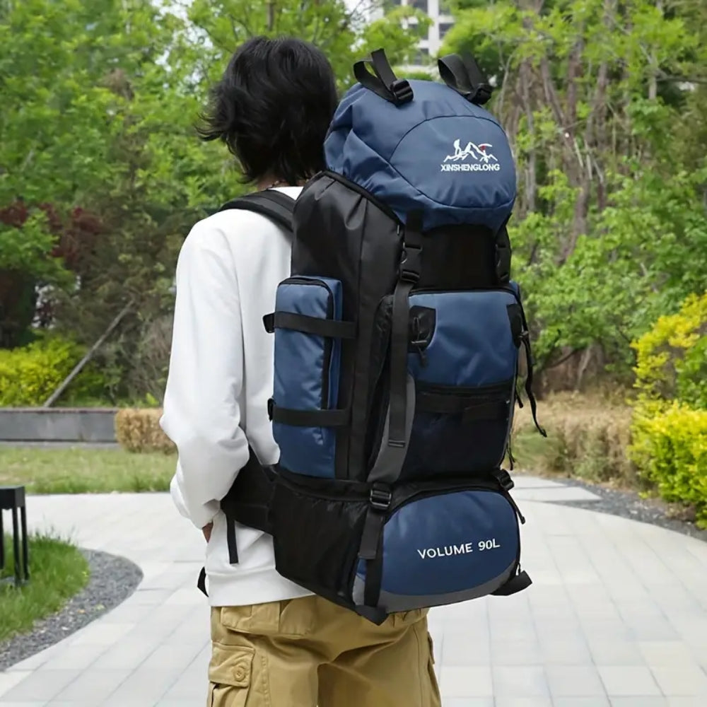 90L Waterproof Hiking Camping Backpack Trekking Travel  Bag