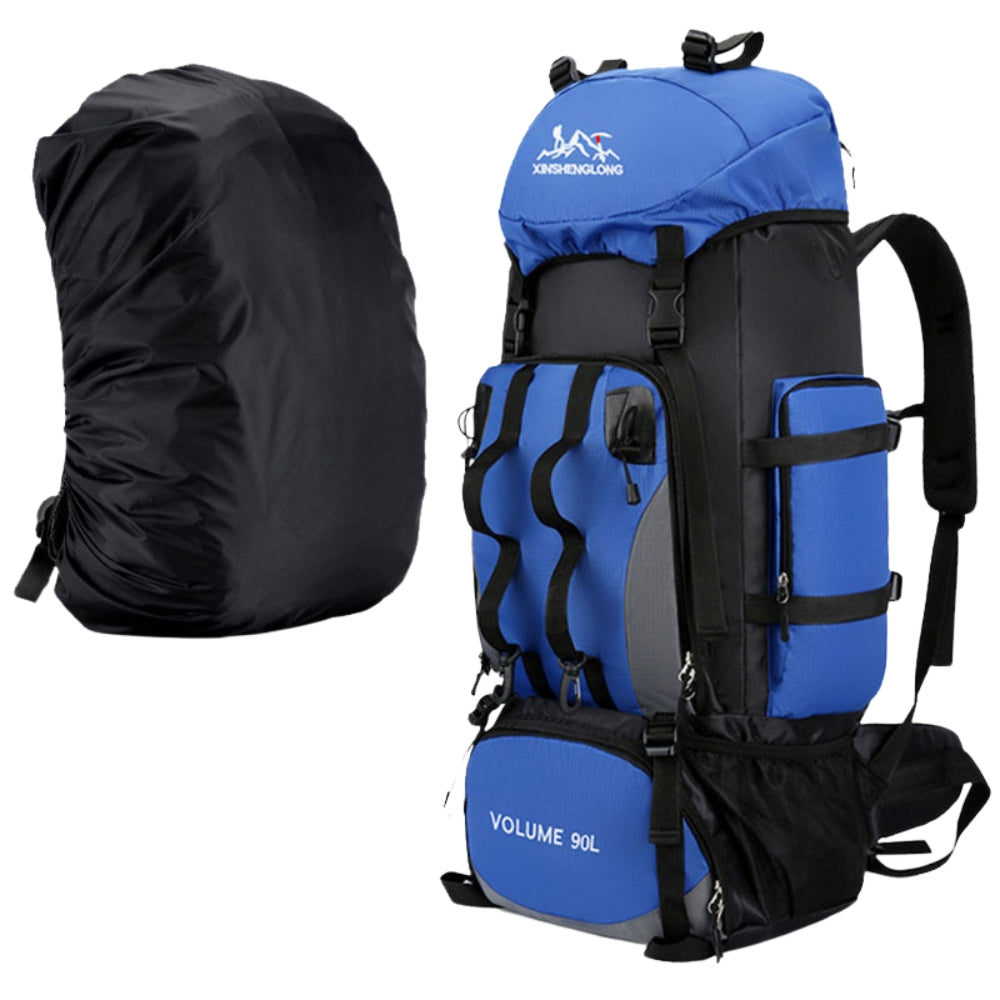 90L Waterproof Hiking Camping Backpack Trekking Travel  Bag