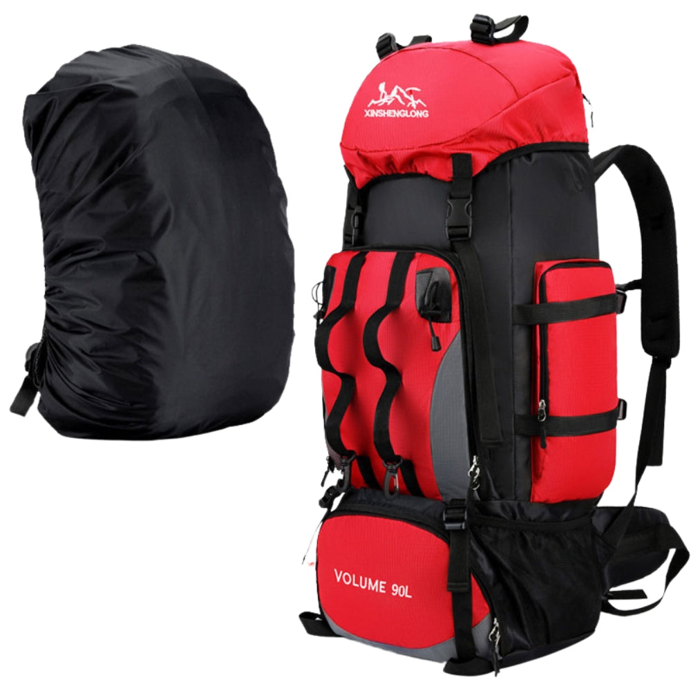 90L Waterproof Hiking Camping Backpack Trekking Travel  Bag