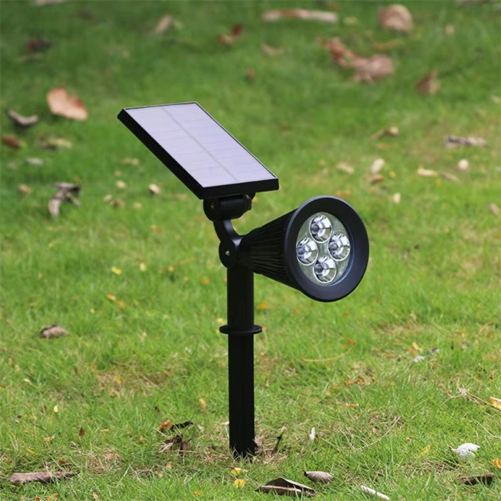 9 LED Solar Spot Light Outdoor Waterproof Garden Landscape Lighting