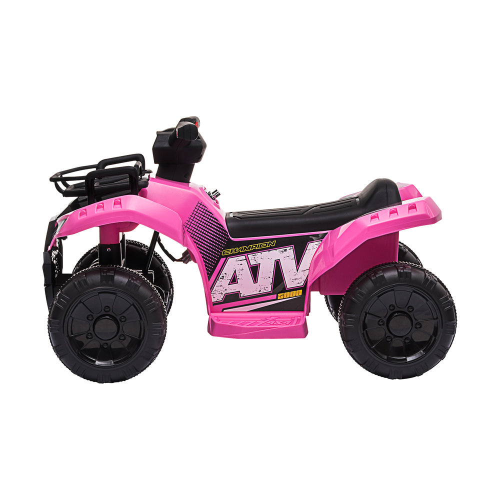 Kids Electric Ride On ATV Rechargeable Car Pink