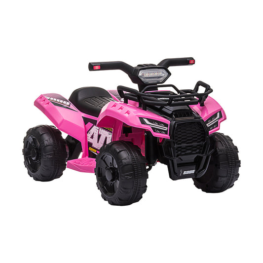 Kids Electric Ride On ATV Rechargeable Car Pink