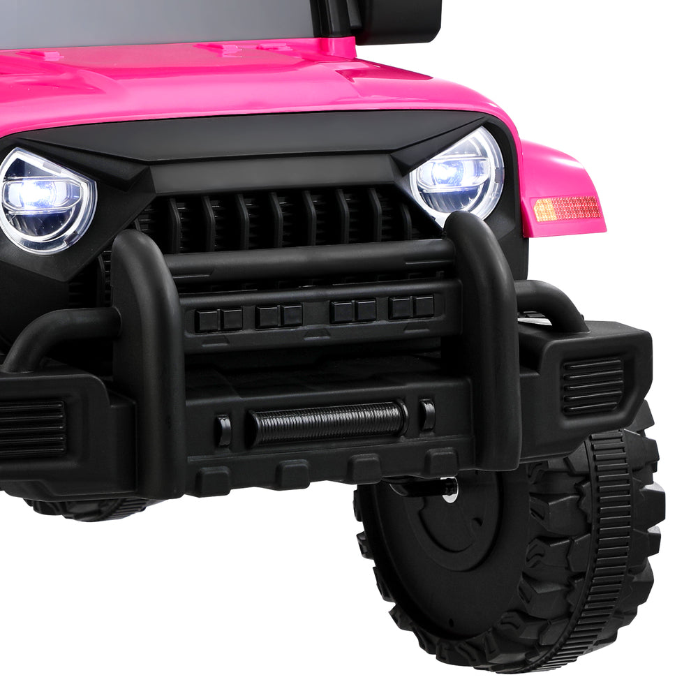 Pink 12V Electric Kids Ride-On Jeep with Remote Control