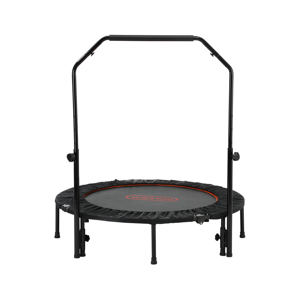48 Inch Round Trampoline Fitness Rebounder with Handrail