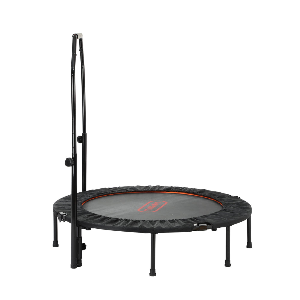 48 Inch Round Trampoline Fitness Rebounder with Handrail