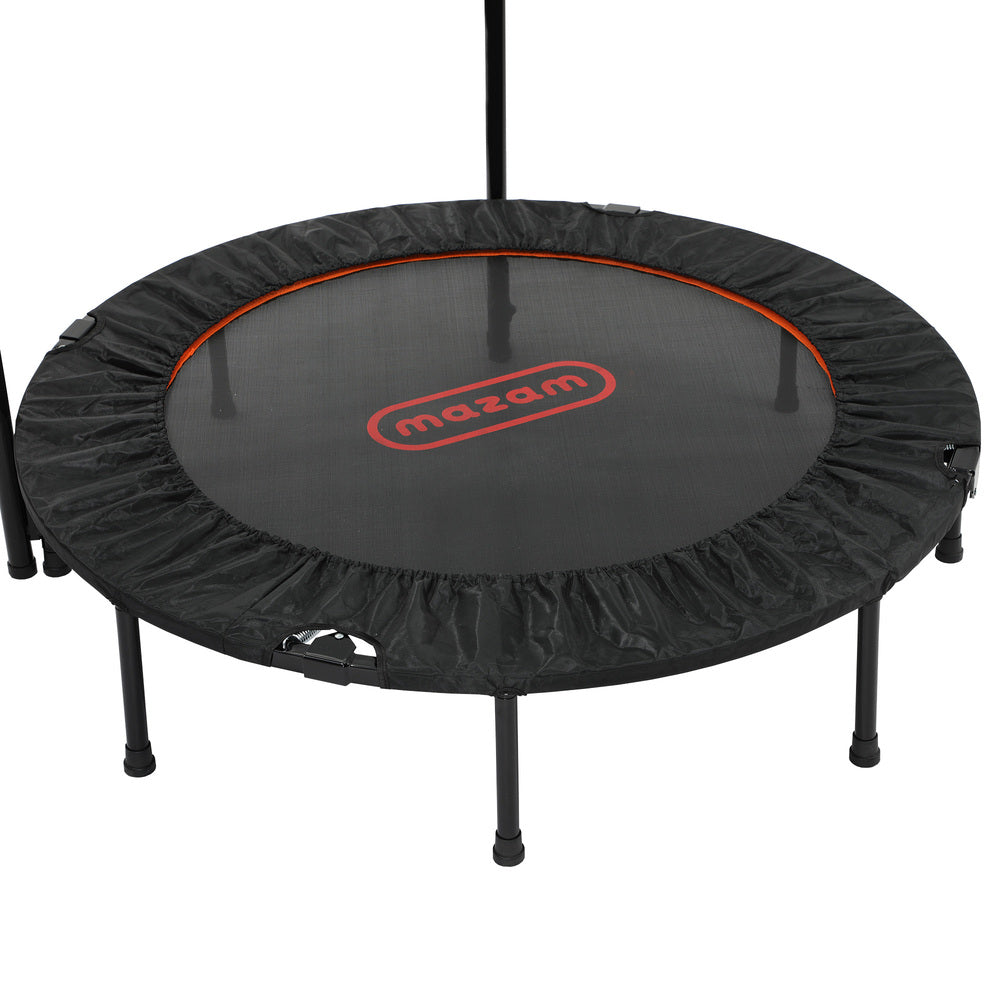 48 Inch Round Trampoline Fitness Rebounder with Handrail