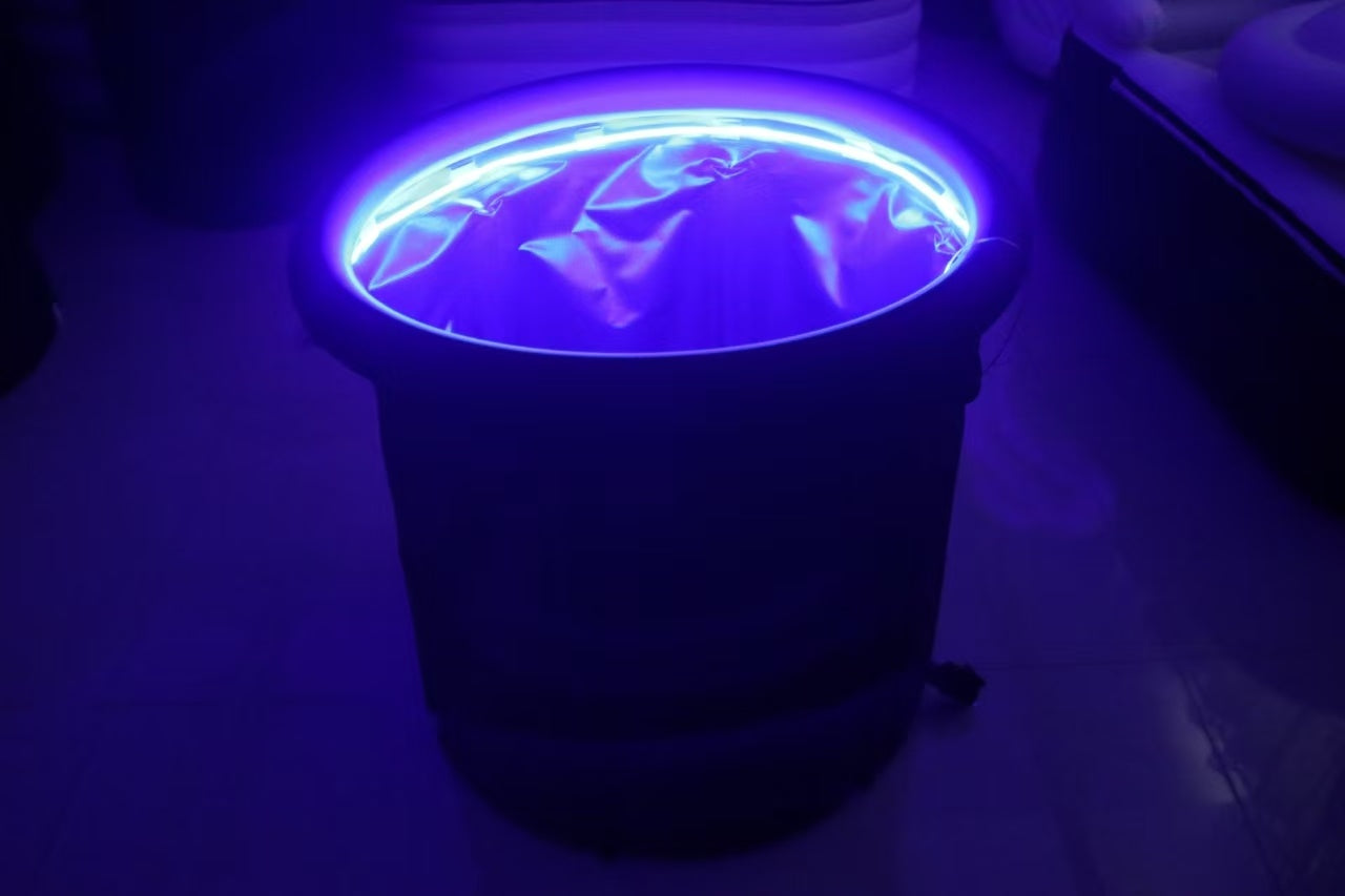 New Ice Bucket With Blue Light Strip